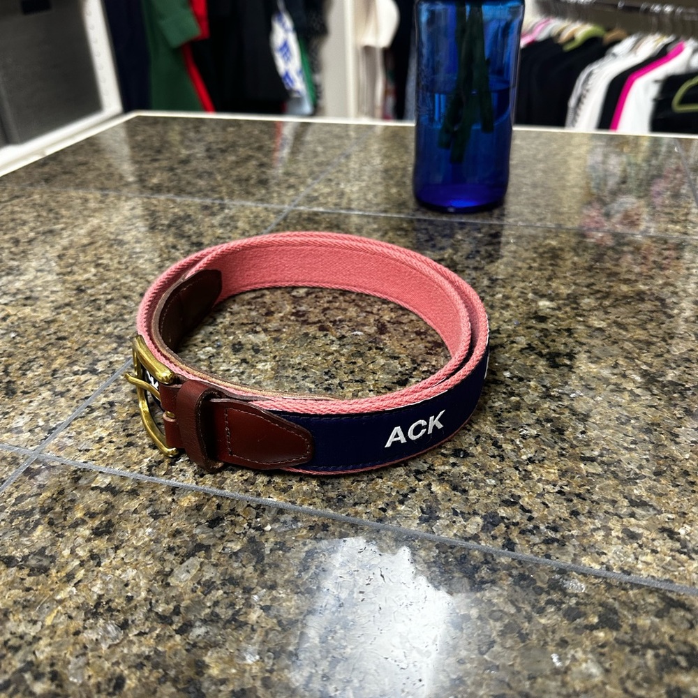 YRI ribbon belt- men’s size 42- ACK